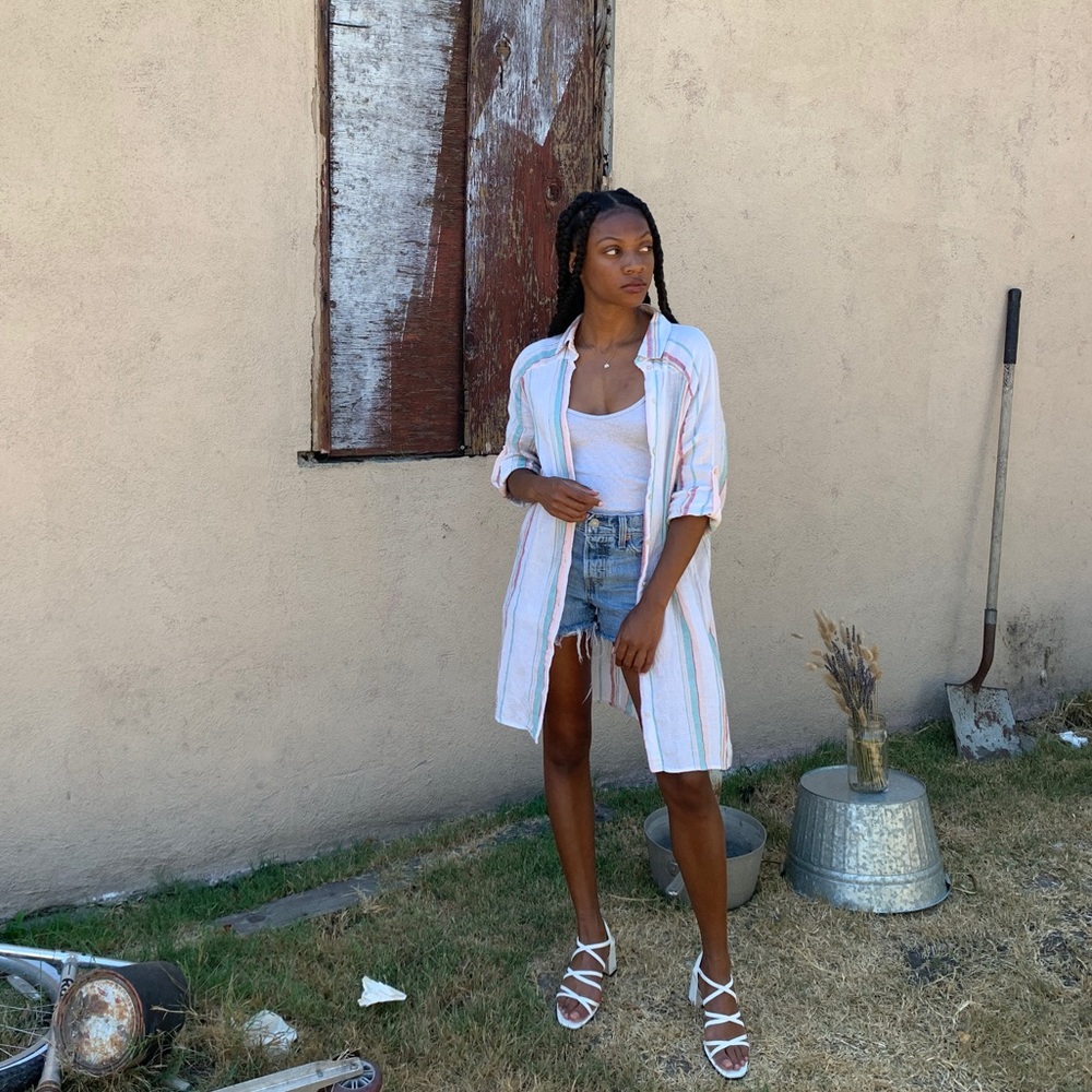 Stripe button down - Picture 2 of 5